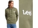 Lee Uomo, Felpa Hoodie, Xxl, Verde, Felpa Con Cappuccio, Felpa Con Cappuccio