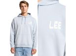 Lee Herren, Felpa Relaxed Graphic Hoodie, L, Blau, Kapuzenpullover, , Felpa Con Cappuccio