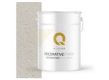 Intonaco Decorativo Con Mica 15 Kg - Beige Chiaro Con Mica Perlescente D804 - Intonaco Strutturato Per Interni Ed Esterni, Resistente Alle Intemperie Q-COVER