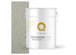 Intonaco Decorativo Con Mica 15 Kg - Beige Chiaro Con Mica Argentata D803 - Intonaco Strutturato Per Interni Ed Esterni, Resistente Alle Intemperie Q-COVER