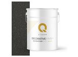 Intonaco Decorativo Con Mica 15 Kg - Grafite Con Mica Trasparente D924 - Intonaco Strutturato Per Interni Ed Esterni, Resistente Alle Intemperie Q-COVER
