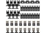 50X Lama Per Sega Oscillante Set Di Accessori Hcs+Lama Per Sega A Segmenti In Acciaio Inossidabile 1-3/4 Pollici 1-3/8 Pollici 3-1/2 Pollici Set Di Accessori Per Utensili Multifunzionali Per Le Marche Di Utensili Preferite