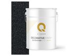 Intonaco Decorativo Con Mica 15 Kg - Grafite Con Polvere Trasparente D926 - Intonaco Strutturato Per Interni Ed Esterni, Resistente Alle Intemperie Q-COVER