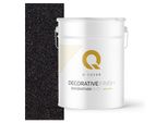 Intonaco Decorativo Con Mica 15 Kg - Marrone Scuro D824 - Intonaco Strutturato Per Interni Ed Esterni, Resistente Alle Intemperie Q-COVER