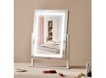 Hollywood Specchio Per Il Trucco Specchio Cosmetico 3 Colori 406X296 Mm Ruotabile A 360°