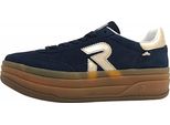 Rieker Scarpa Sportiva Da Donna Con Lacci In Blu, Misura 40