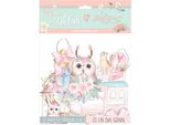 Stamperia Clear Die Cuts Stampi Su Lamina Abbellimenti Scrapbooking - Rosa Di Natale