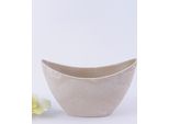 Grande Fioriera Vintage Da Esterno Ovale Da 39 Cm Color Sabbia Beige