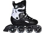 Pattini In Linea Per Bambini Powerslide Khaan Magic Black - Regolabili, Scarpone Rigido, Telaio In Alluminio, Ruote In Pu, Cuscinetti Abec 9