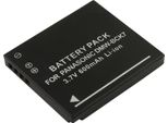 Avizar, Akku Panasonic DMW-BCK7 600 Mah 3,7 V Li-Ion, Schwarz