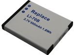 Avizar, Olympus LI-70B Batteria Agli Ioni Di Litio Per Fotocamera 3,7V 500Mah, Bianco