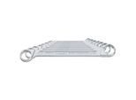 Hazet Set Di Chiavi A Doppio Anello 610N/8 Profilo Di Trazione A Doppio Esagono Esterno 6 X 7 - 21 X 22 Numero Di Utensili: 8