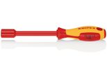Knipex 98 03 12 Chiave A Bussola Con Impugnatura A Cacciavite Isolante Multicomponente, Vde Brunito 237 Mm