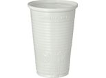 Papstar 16117 Einweg-Trinkbecher 0,2L 100/Wß