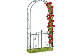 Relaxdays Arco Di Rose Con Porta