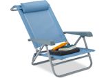 Relaxdays 10026478_45 Relaxdays Klappstuhl Blau