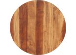Vidaxl Piano Di Tavolo In Legno Massiccio Di Acacia Rotondo 15-16 Mm 70 Cm