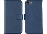 Custodia Per Iphone 6/ Iphone 6S/ Iphone 7/ Iphone 8/ Iphone Se 2020/ Iphone Se 2022 - Vera Pelle - Custodia Selencia Flip - Blu