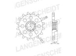 Pignone Supersprox 525 - 14T Cst-1535:14|Dentatura Fine 22.0/25.0