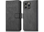 Imoshion Custodia Per Cellulare Per Apple Iphone 14 Pro Max - Custodia A Libro Flip - Nero