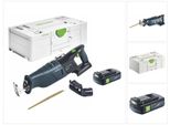 Festool Rsc 18 Eb-Basic Seghetto A Batteria 18 V Brushless + 1X Batteria 3,0 Ah + Systainer - Senza Kit Di Ricarica