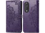 Honor 90 Sleeve - Pelle Finta - Flip Cover Imoshion - Viola