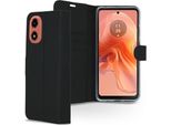Motorola Moto G24/Motorola Moto G04 Coperture - Pelle Finta - Accezz Flip Flap Covers - Nero
