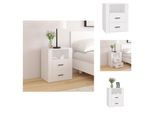 Vidaxl Comodino Bianco 50X36X60 Cm Materiale Legno - Comodini