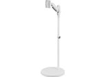 Supporto Mobile Per Monitor/Tv Maclean, Molla A Gas, 17"-35"", 2-10Kg, Bianco, MC-970W"