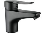 Miscelatore Per Lavabo Nero Per Installazione Su Colonna Miscelatore Monocomando Per Lavabo Con Tappo A Scatto