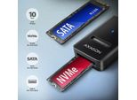 Axagon USB-A 10Gbps - M.2 Nvme And Sata Ssd Adapter | ADM2-AM