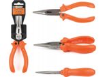 Pinze Allungate Con Manici Diritti In Plastica Cr-V 160 Mm Polax