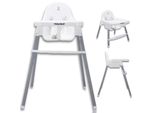 Twinky® Seggiolone Eco Per Bambini | Cresce Con Il Bambino, Pieghevole E Regolabile | Spazio Comodo Per Mangiare Dai 6 Mesi Ai 3 Anni | Bianco
