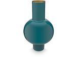 Dekovase PIP STUDIO Vase, grün (dunkelgrün), B:24cm H:40cm T:24cm Ø:24cm, Metall, Vasen