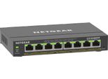 NETGEAR Netzwerk-Switch GS308EPP, schwarz, B:15,8cm H:2,7cm T:10,1cm, Netzwerk-Switches