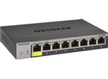 NETGEAR Netzwerk-Switch GS108Tv3, grau, B:15,8cm H:2,7cm T:10,1cm, Netzwerk-Switches