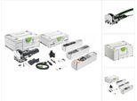 Festool Df 500 Q-Plus Fresa Per Tasselli 420 W 4 - 10 Mm + Systainer ( 576413 ) + Gamma Di Connettori KV-SYS D8 Domino ( 576797 )