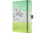 Sigel JN347 Quaderno Sigel Jolie A5 A Righe, Copertina Rigida Verde 174 Pagine