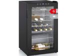 SEVERIN Weinkühlschrank WKS 8908, G (A-G), schwarz, B:48,2cm H:84cm T:47cm, Weinkühlschränke