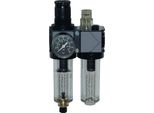 Wartungseinheit Typ 488-Variobloc Gew.G 3/8 Zoll Man.Bg I 2-Tlg.1800 Nl/Min Ewo