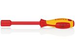 Knipex 98 03 13 Chiave A Bussola Con Impugnatura A Cacciavite Isolante Multicomponente, Testata Vde Brunita 237 Mm