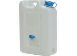 Tanica Per Acqua 22L HD-PE Impilabile, Con Rubinetto Di Uscita H495Xl350Xp165Mm HÜNersdorff
