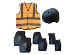 Iconbit Iconbit Protector Kit (Taglia L) - Set Di Protezioni (Casco, Gomitiere, Ginocchiere, Polsiere, Gilet Di Sicurezza) - AS-1975K