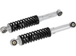 Set: Puntoni, Regolabili, Nero/Cromo, Lunghezza: Ca. 300Mm - Simson KR51 Schwalbe, SR4 Bird Series