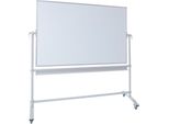 Lavagna Bianca Dahle Basic 120 X 180 Cm Mobile, Dipinta Di Bianco Su Entrambi I Lati