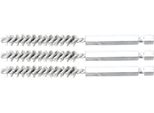 Bgs Spazzola In Acciaio 8 Mm Esagono Esterno 6,3 Mm (1/4") 3 Pezzi - 3078-8-S"