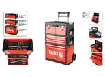 Carrello Portautensili Valigia Portautensili 4 Pezzi Assortimento Attrezzato 78 Pezzi Cassetta Portautensili Carrello Per Officina