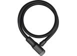 Abus Serratura A Cavo Racer 6412K - Serratura Per Bicicletta - Cavo In Acciaio Con Rivestimento In Plastica - Livello Di Sicurezza Abus 4 - 85 Cm