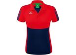 Erima Six Wings Poloshirt Damen New Navy/Rot 38