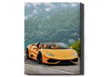 Oh Art! - Set Di Pittura Per Numeri - 40X50Cm, Con Cornice In Legno E Pennelli "Lamborghini"" Fai Da Te"